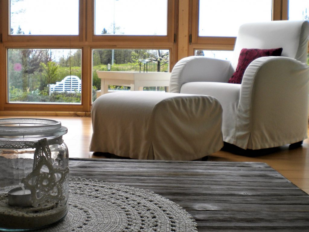 Sessel im Wintergarten