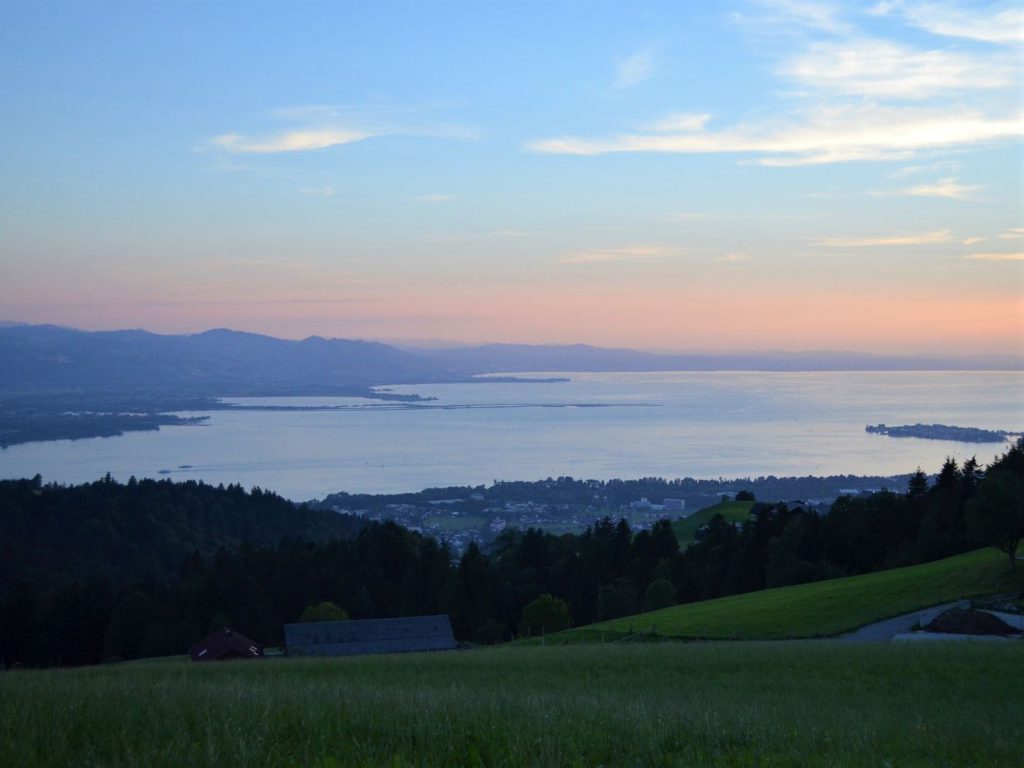 Blick vom Pfänder auf den Bodensee